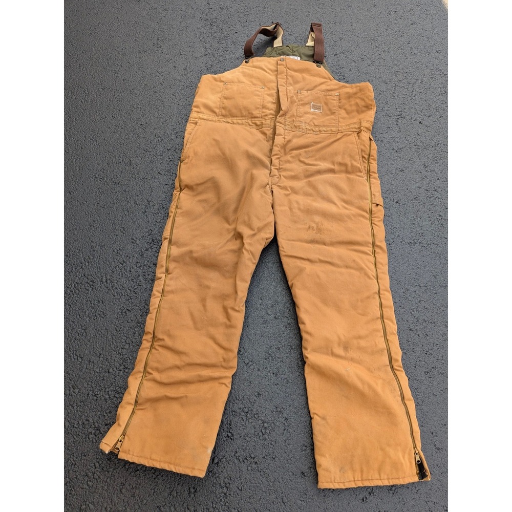 Walls Blizzard-Pruf Insulated Bib Overalls Brown Duck 2XL Tall W93003BWX - Picture 1 of 16